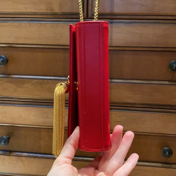 YSL Red/Gold purse - Picture 11 of 14